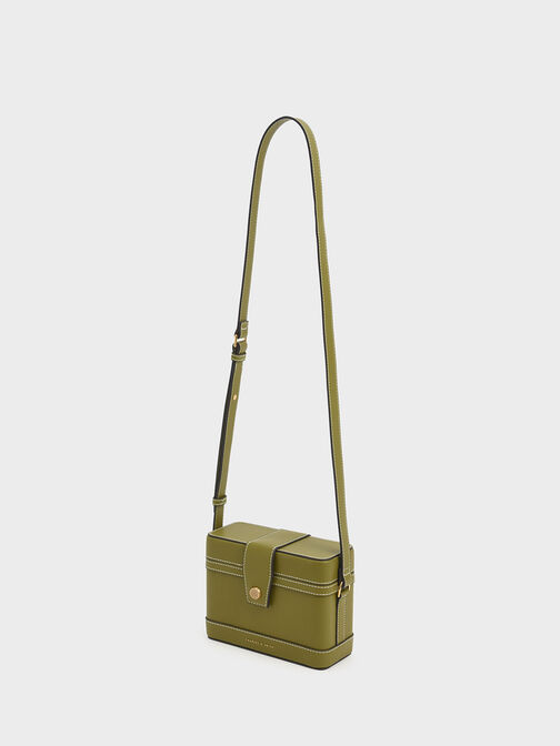 Bronte Boxy Crossbody Bag, Avocado, hi-res