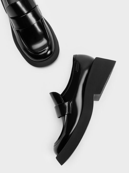 Giselle Strap Chunky Loafers, Black Box, hi-res