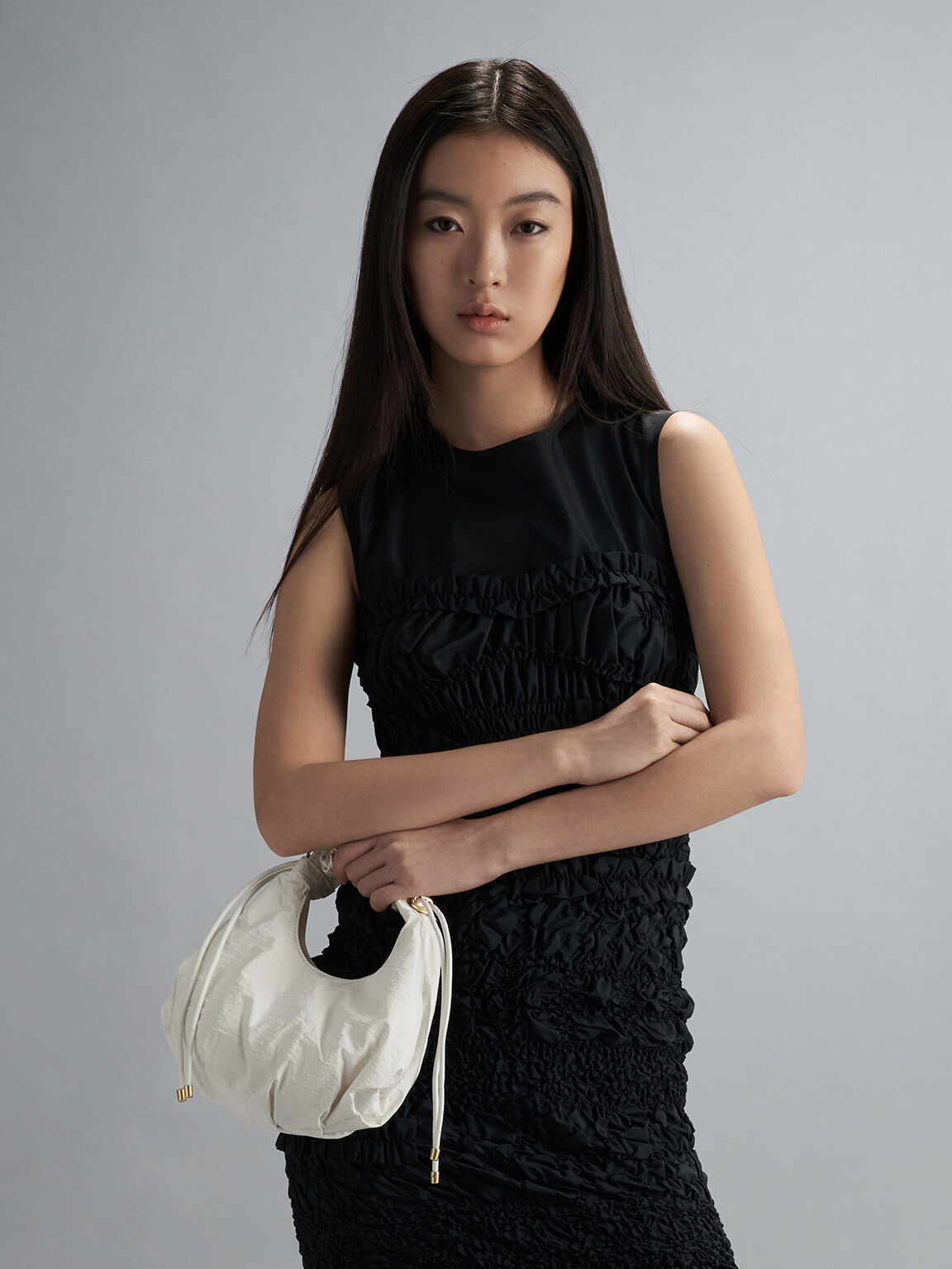White sales nylon handbags