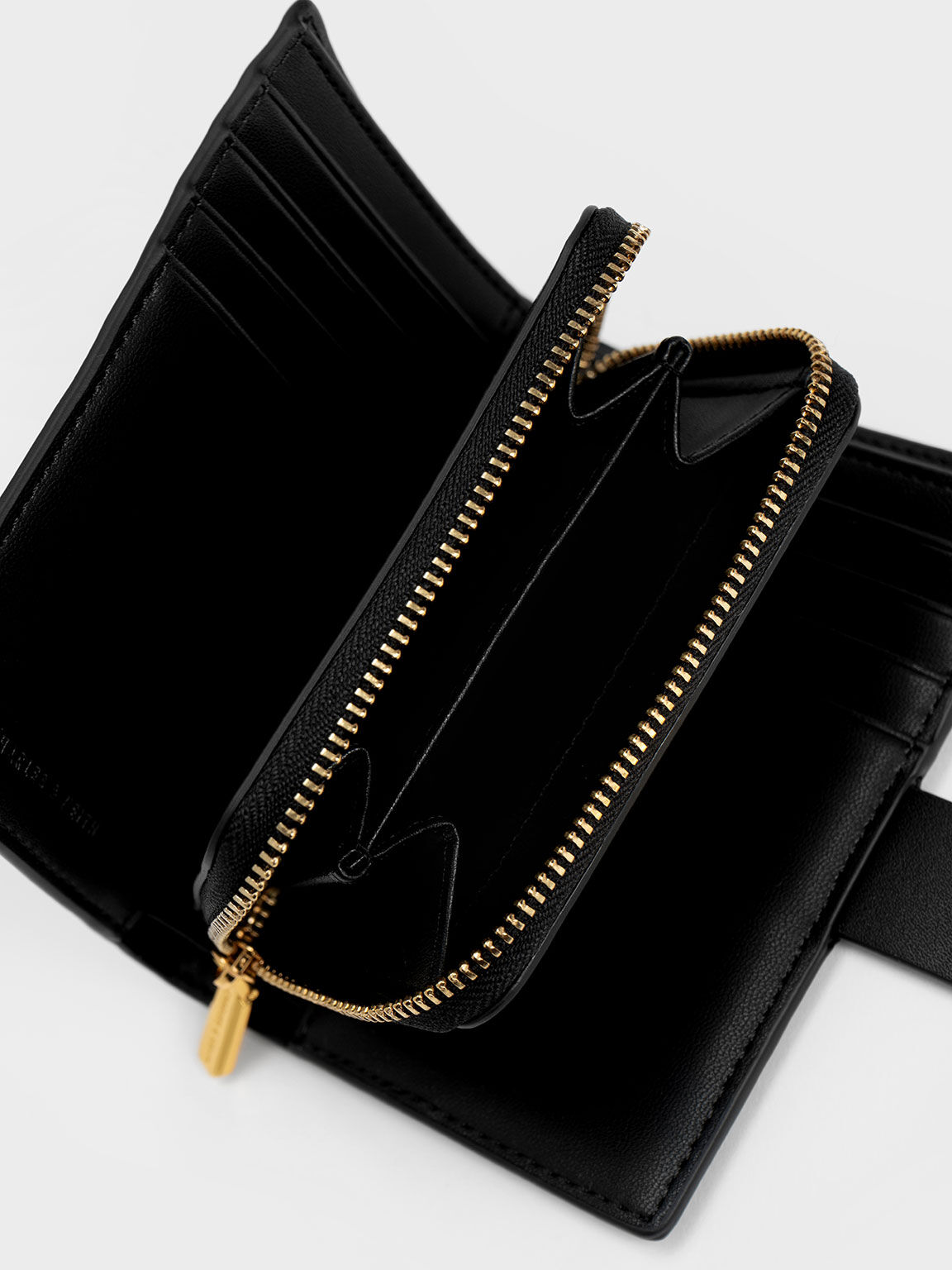 Black Daki Belted Wallet - CHARLES & KEITH International Black Daki Belted Wallet - CHARLES & KEITH International