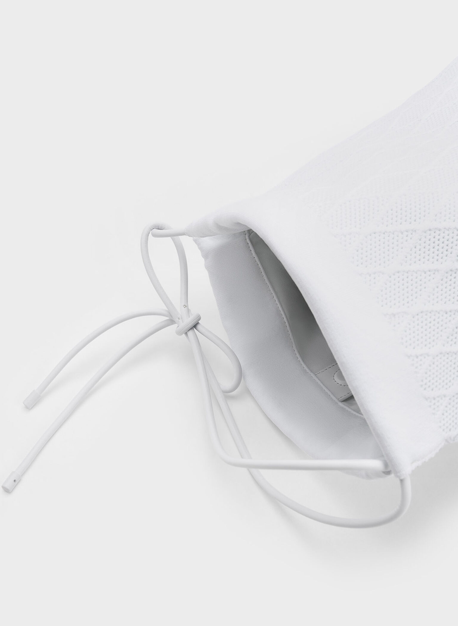 White Genoa Bow Tie Knitted Bag CHARLES KEITH AW white-genoa-bow-tie-knitted-bag-charles-keith-aw