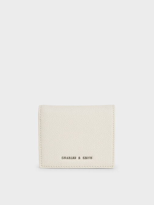 Front Flap Small Wallet, Cream, hi-res