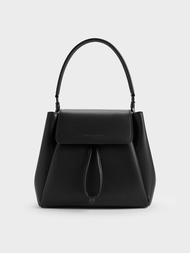 Hanya Top-Handle Backpack, Jet Black, hi-res