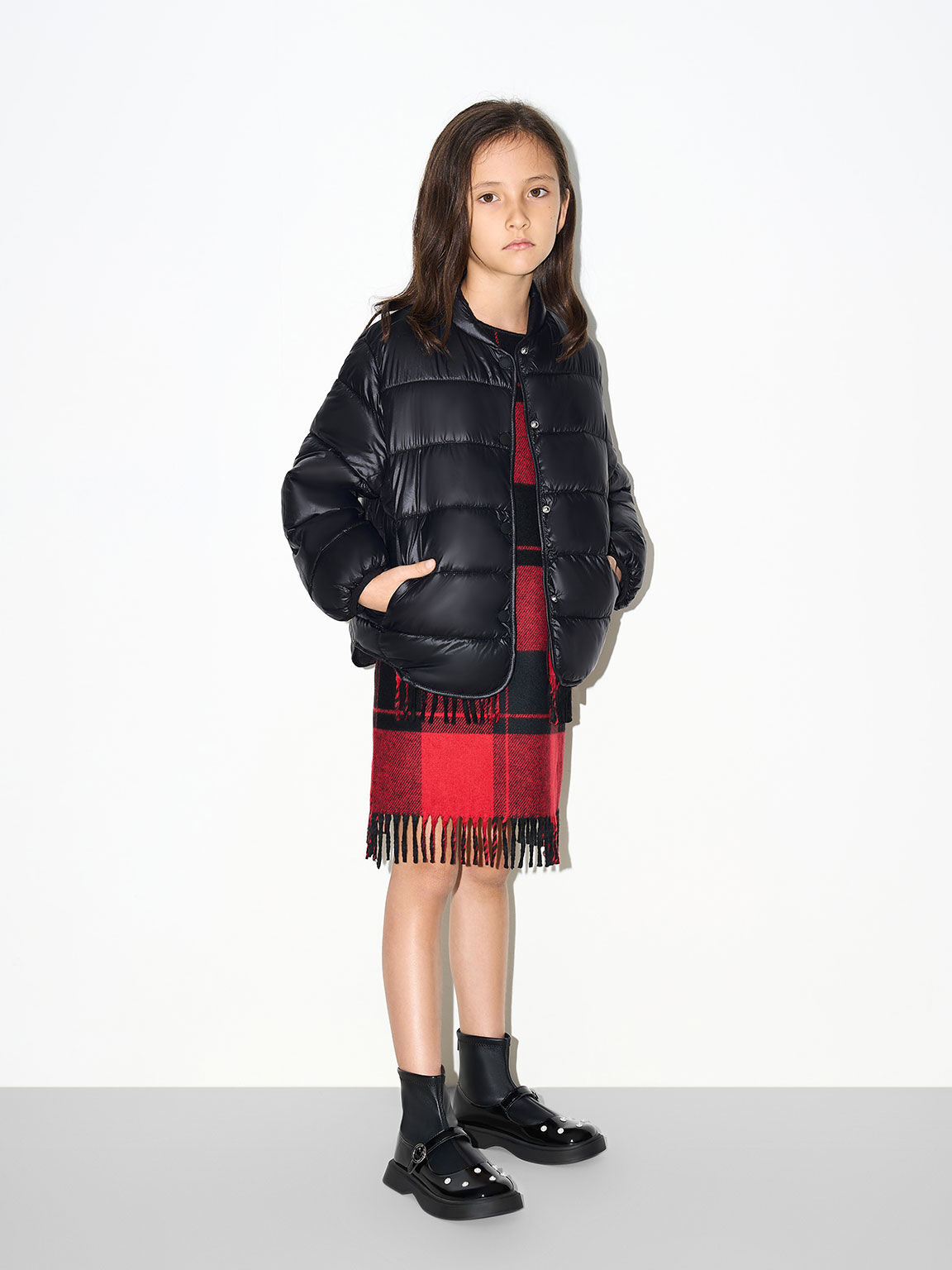 Girls patent outlet ankle boots