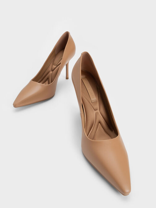 Emmy Stiletto Heel Pumps, Sand, hi-res