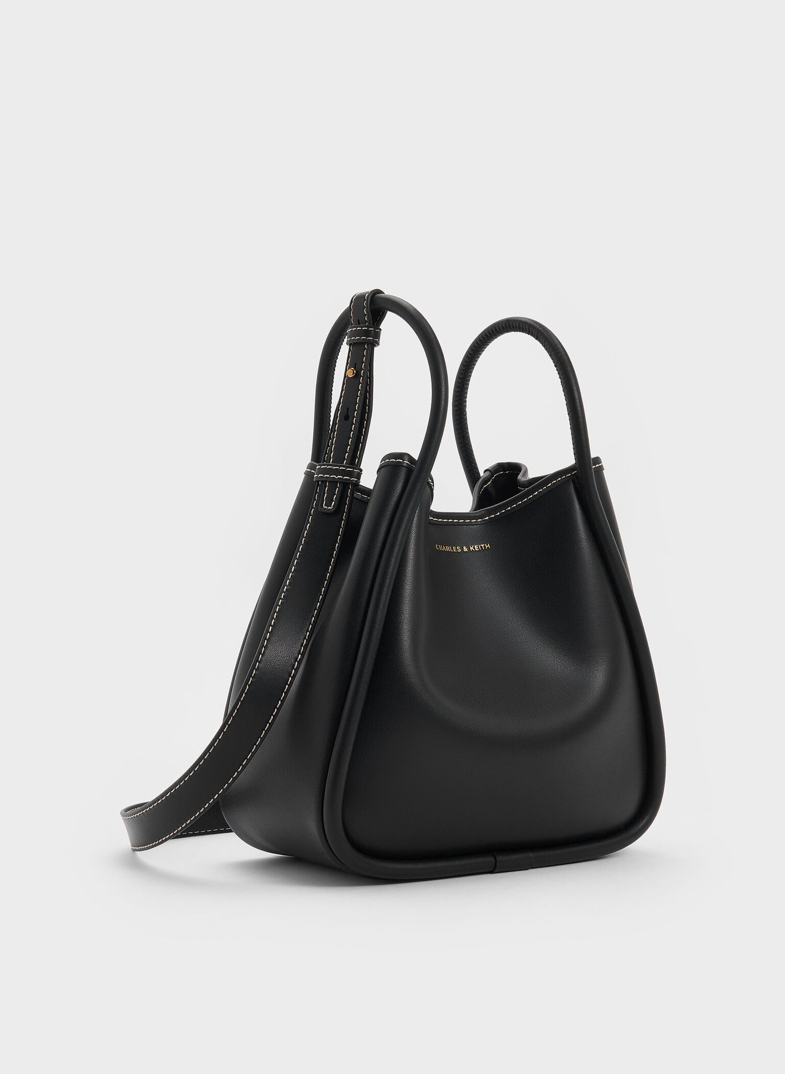 Mini Lyla Tubular Tote Bag, Negro, hi-res