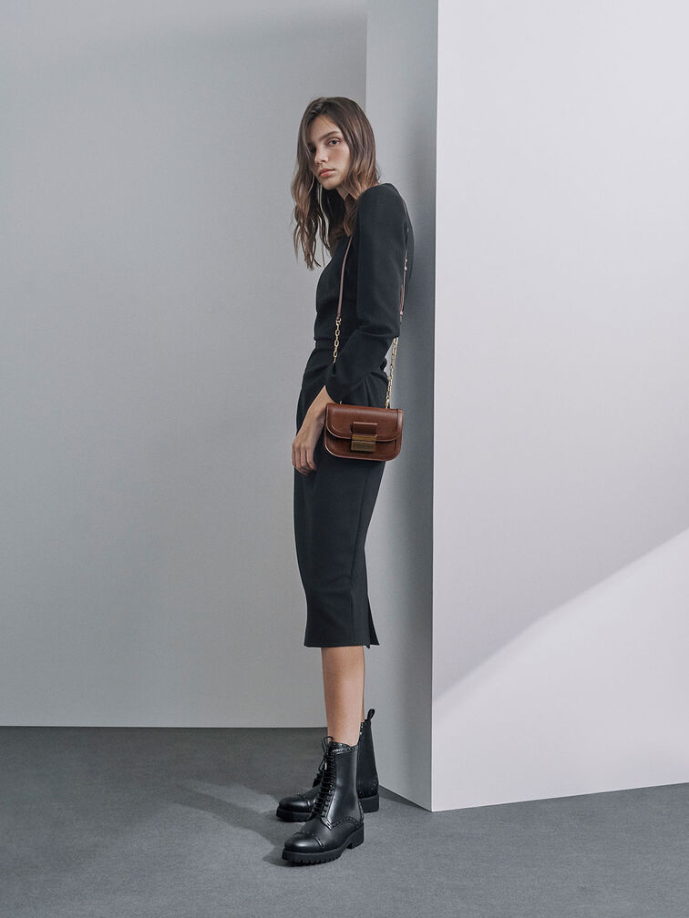 Charlot Belt Bag, Dark Brown, hi-res