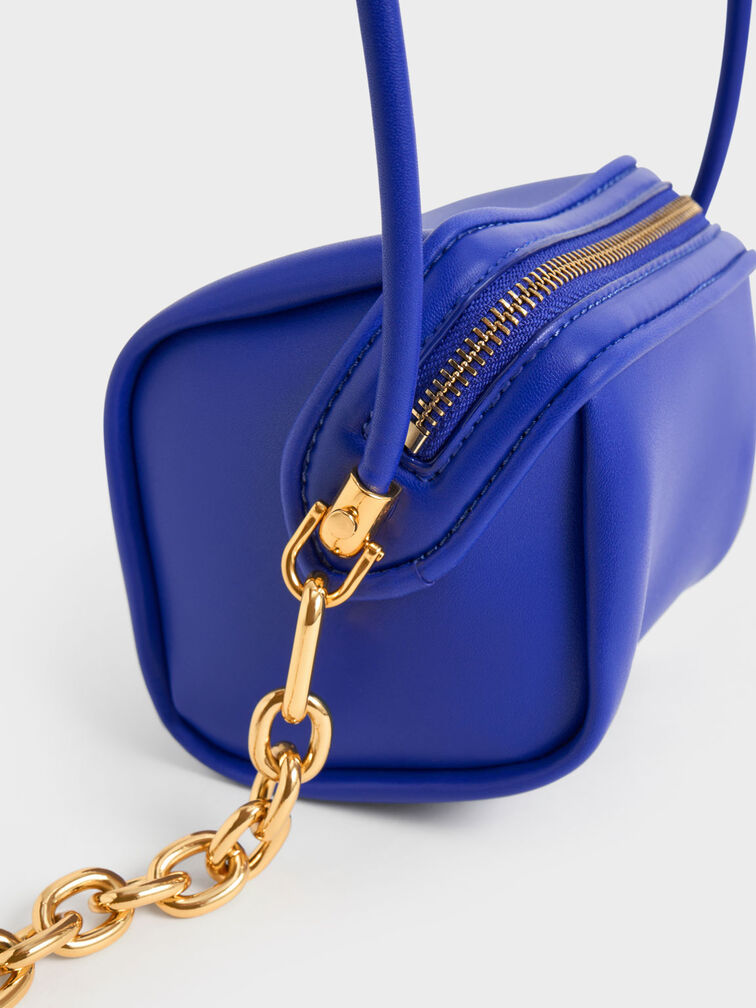 Ridley Chain-Link Boxy Bag, Cobalt, hi-res