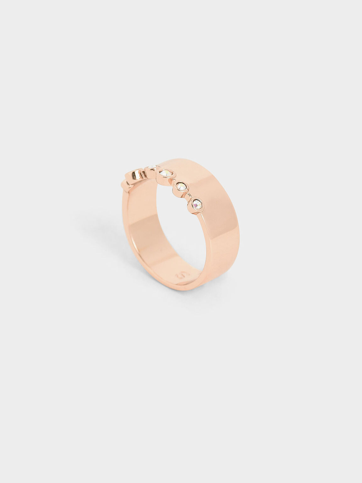 Swarovski Crystal Studded Ring Charles Keith My