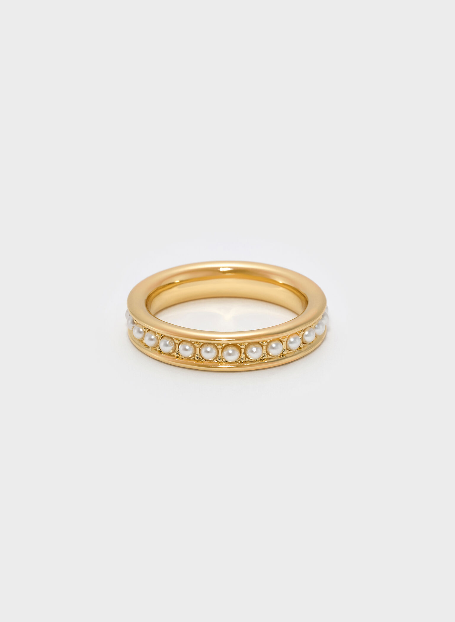 Maeve Pearl-Embellished Ring, Gold, hi-res