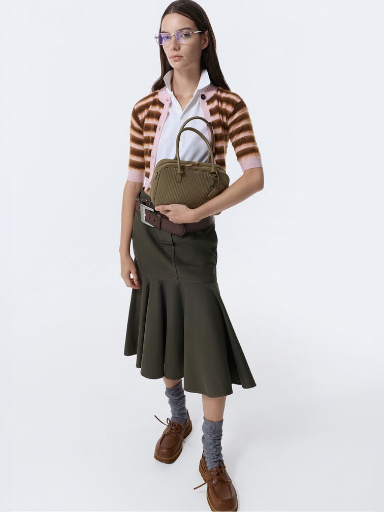 Sianna Bowling Bag, Deep Olive, hi-res