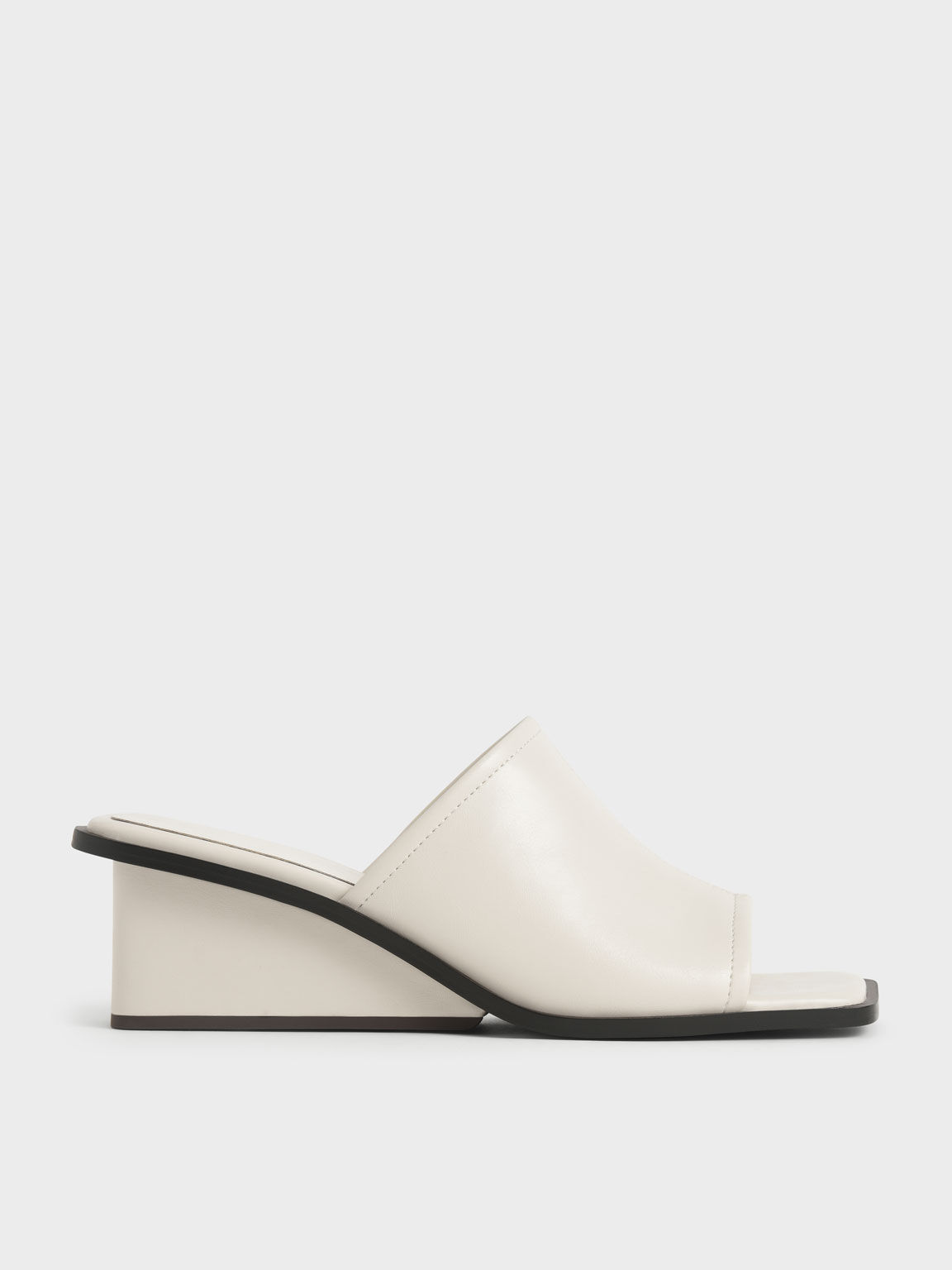 open toe wedge mules