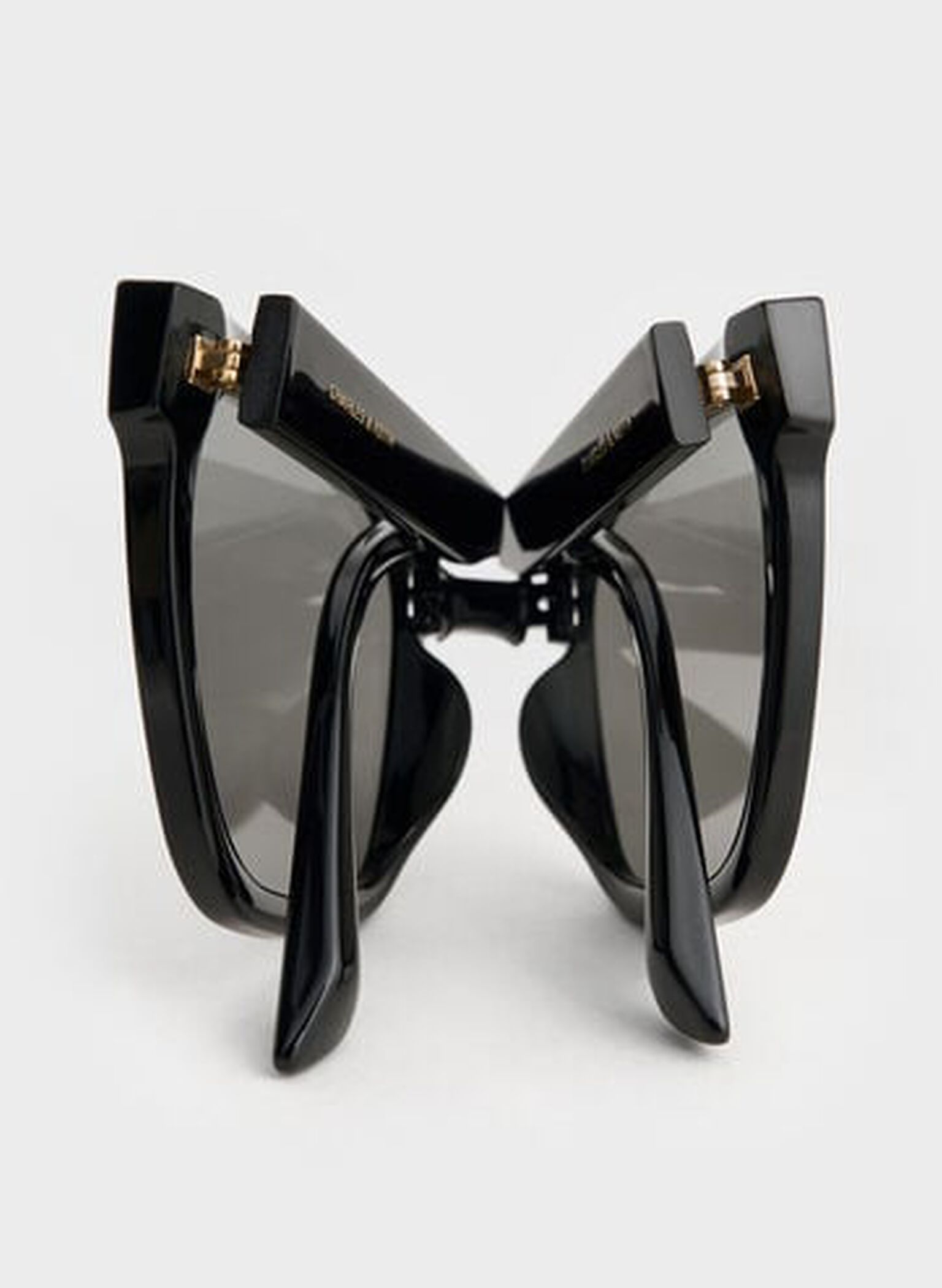 Brea Foldable Sunglasses, Black, hi-res