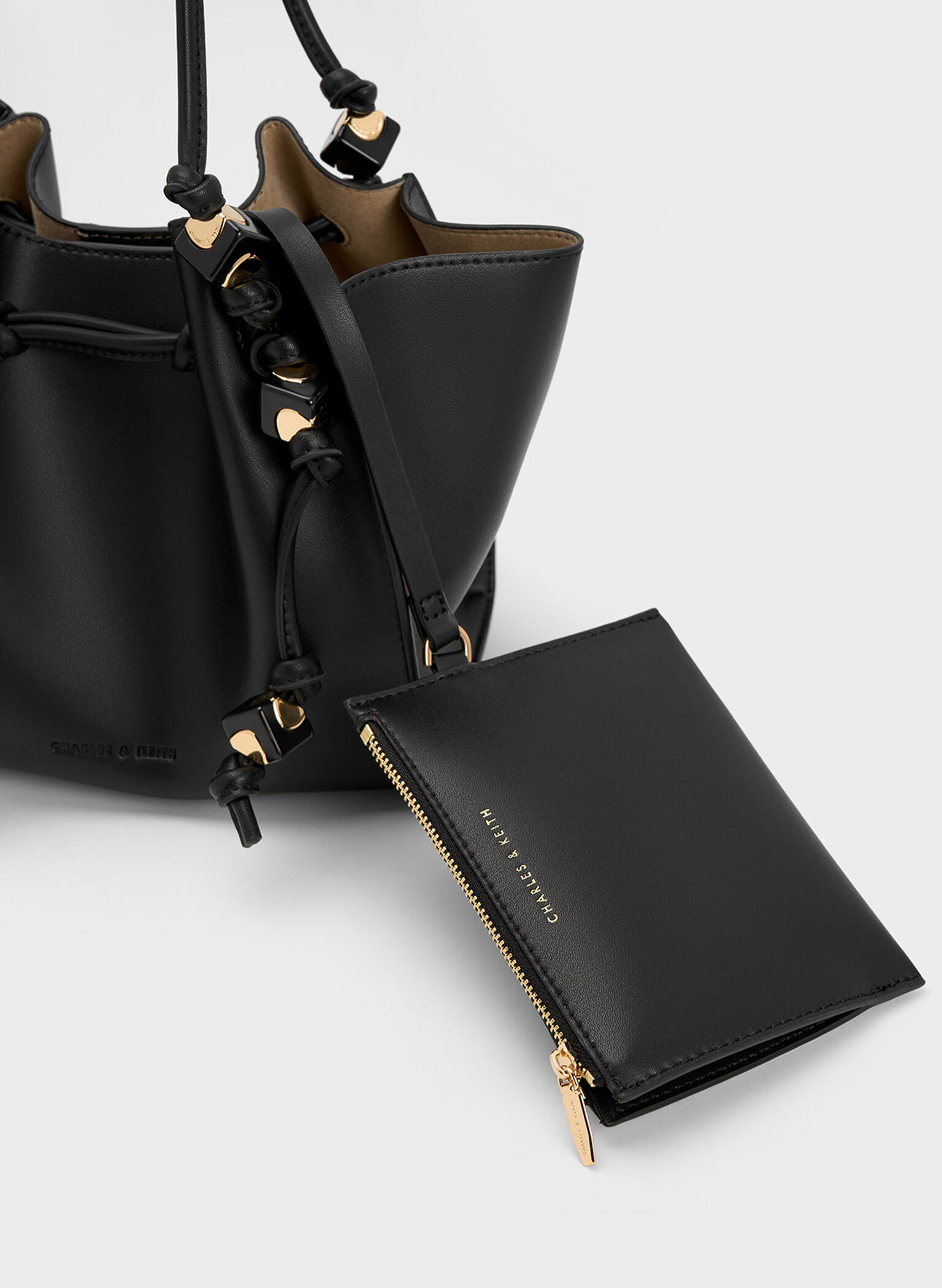 Cube Trapeze Tote Bag, Black, hi-res