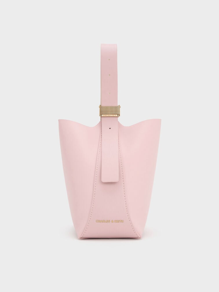 Edna Bucket Bag, Cotton Candy Pink, hi-res