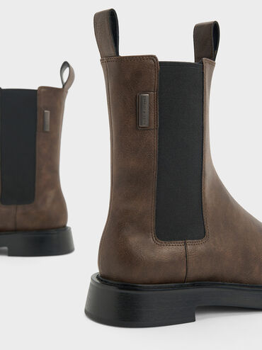 Bryn Chelsea Boots, Dark Brown, hi-res