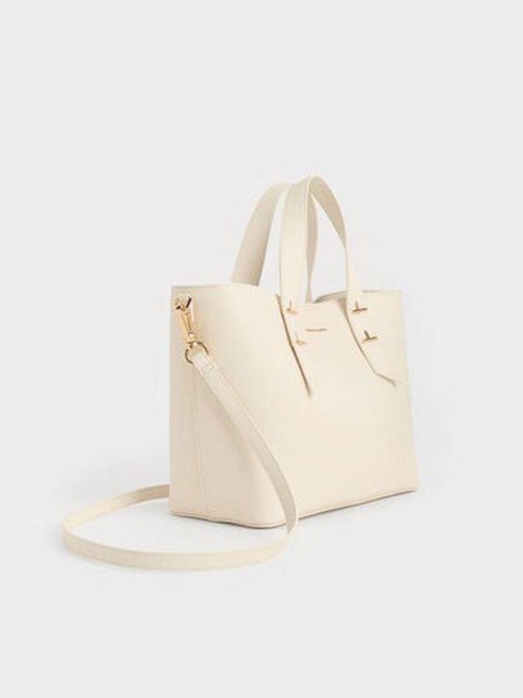 Shania Tote Bag, Cream, hi-res