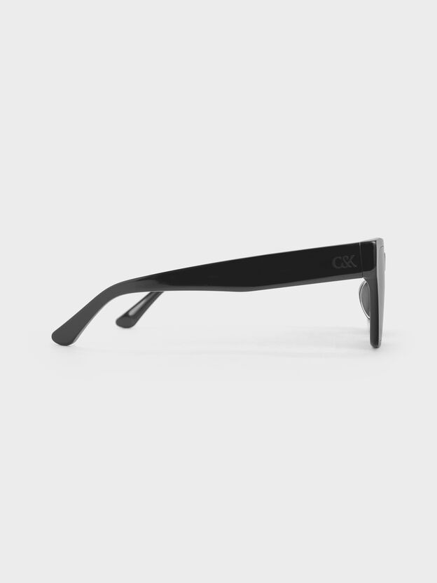 Angular Sunglasses, Jet Black, hi-res