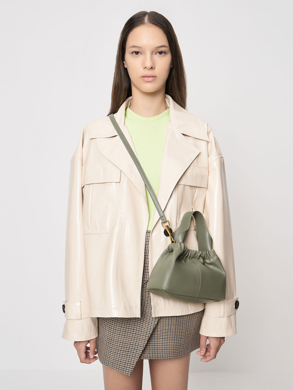 Green Bucket Bags | Shop Online | CHARLES & KEITH TW