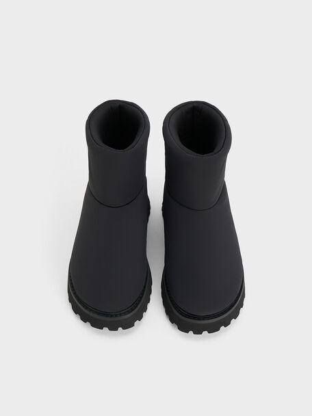 Romilly 厚底雪靴, 黑色特別款, hi-res