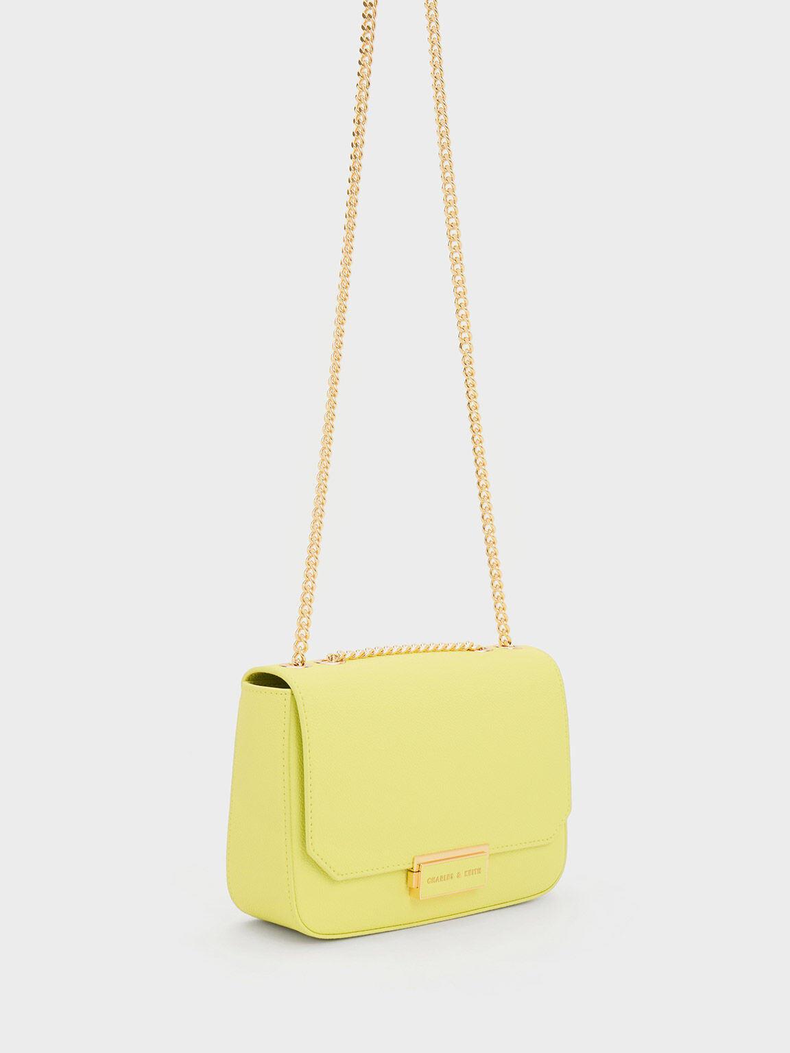 Charles and keith new arrivals yellow sling bag