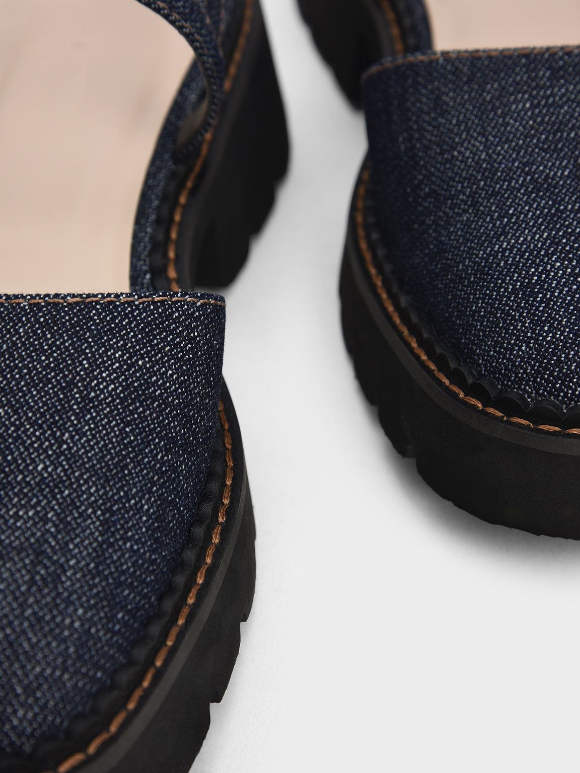 Dark blue denim shoes shop