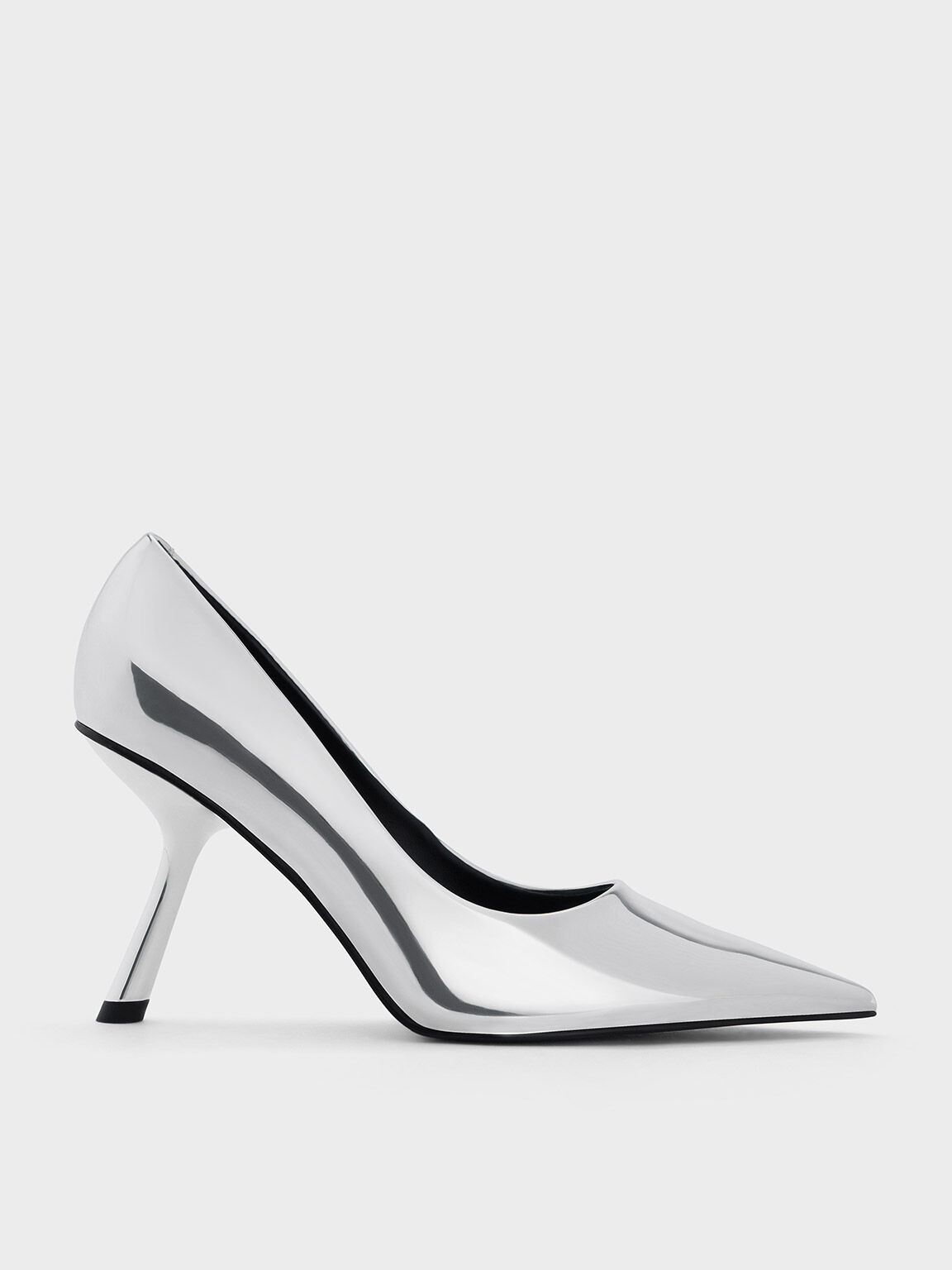 Elegant 2017 8 cm / 3 inch Black Gold Silver Casual PU Summer High Heels  Stiletto Heels Pumps