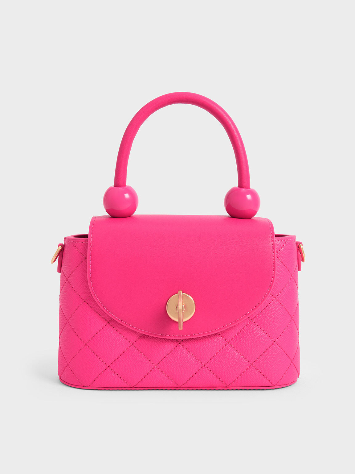 Yuzefi Dolores Fuchsia Leather Bag in Pink | Lyst