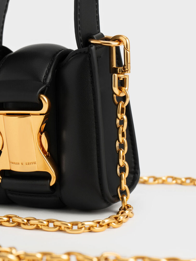 Ivy Top Handle Mini Bag, Black, hi-res