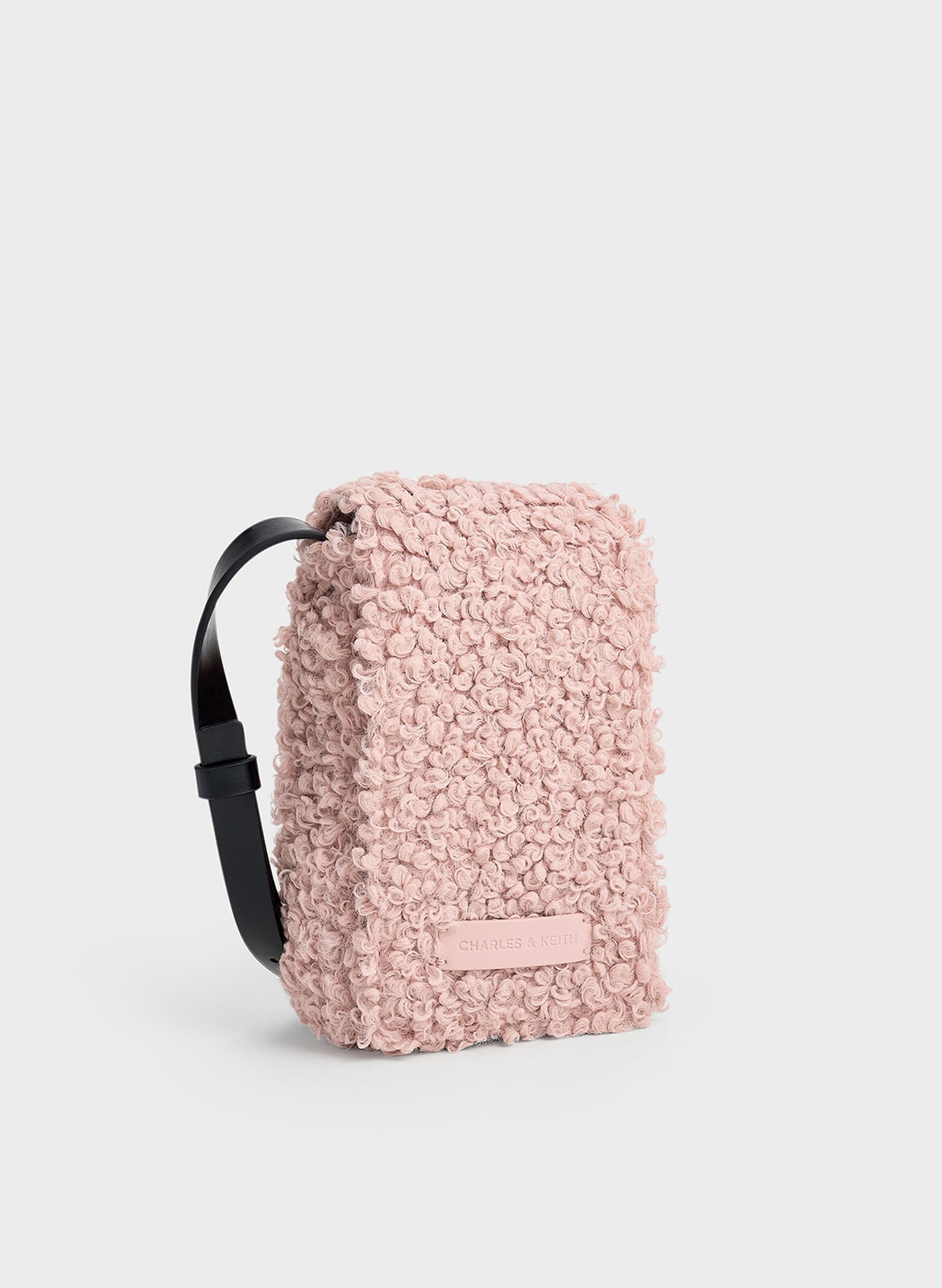 Furry Mini Bag, Pink, hi-res