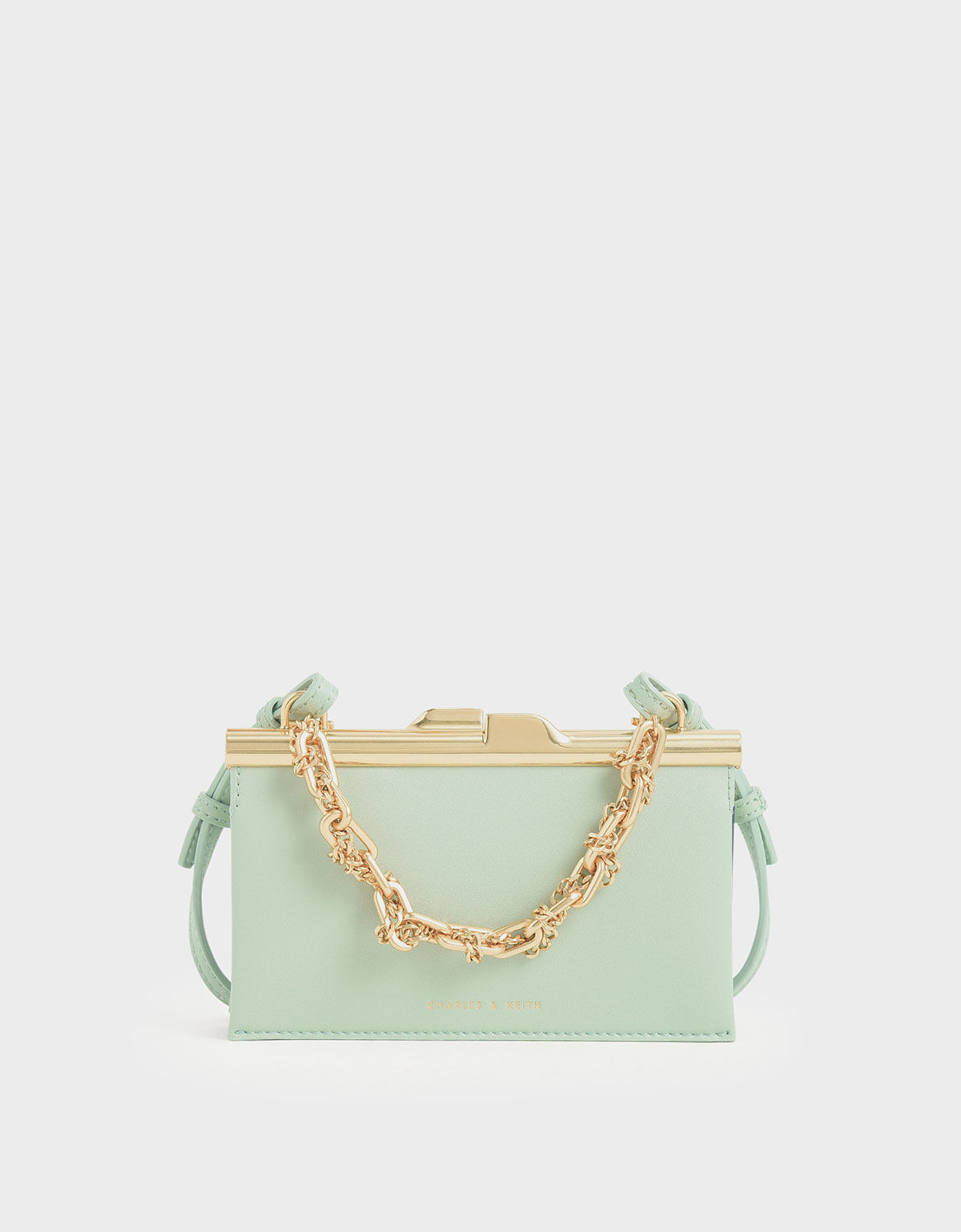 mint green clutch