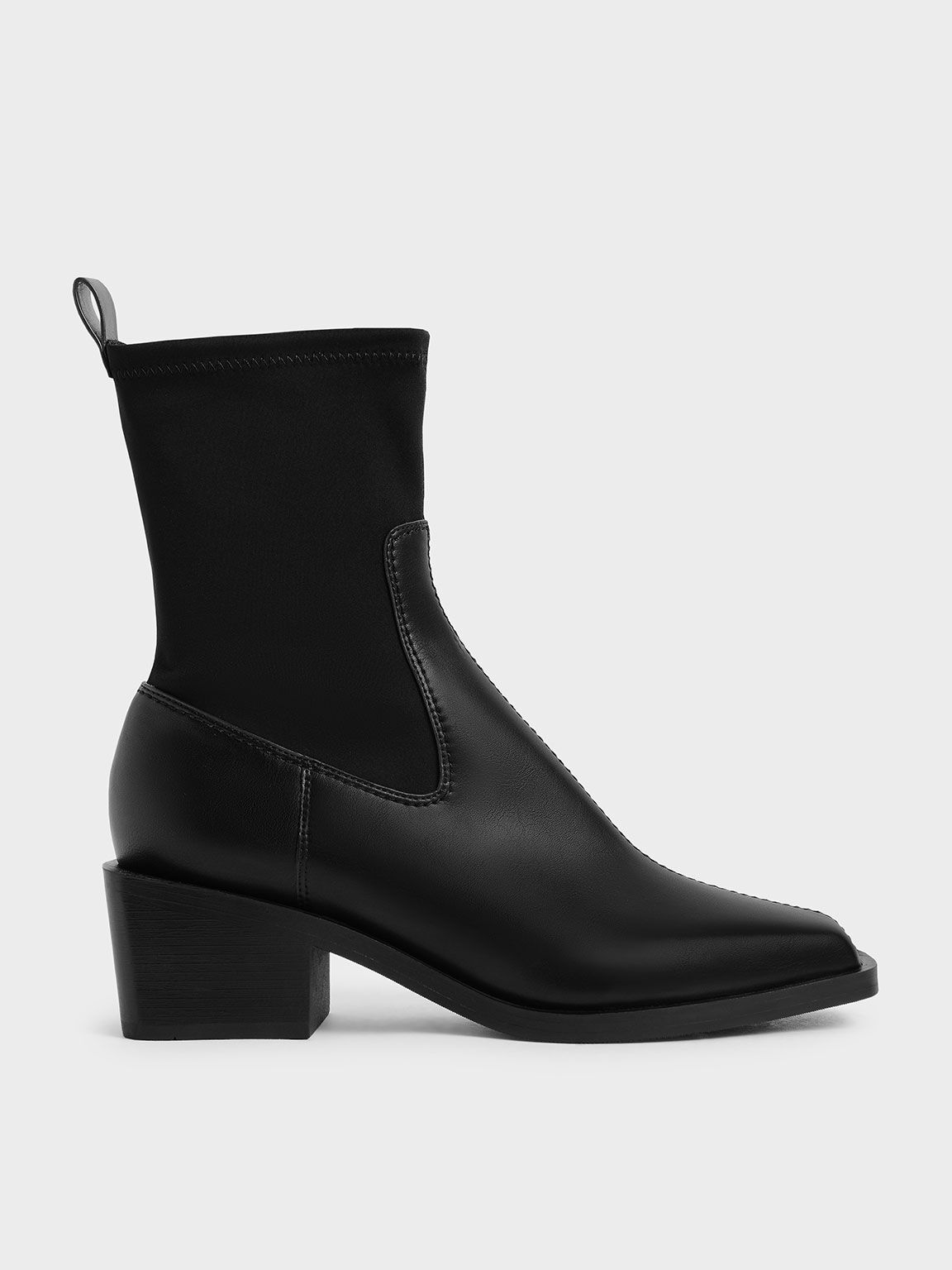 Black sock heels online