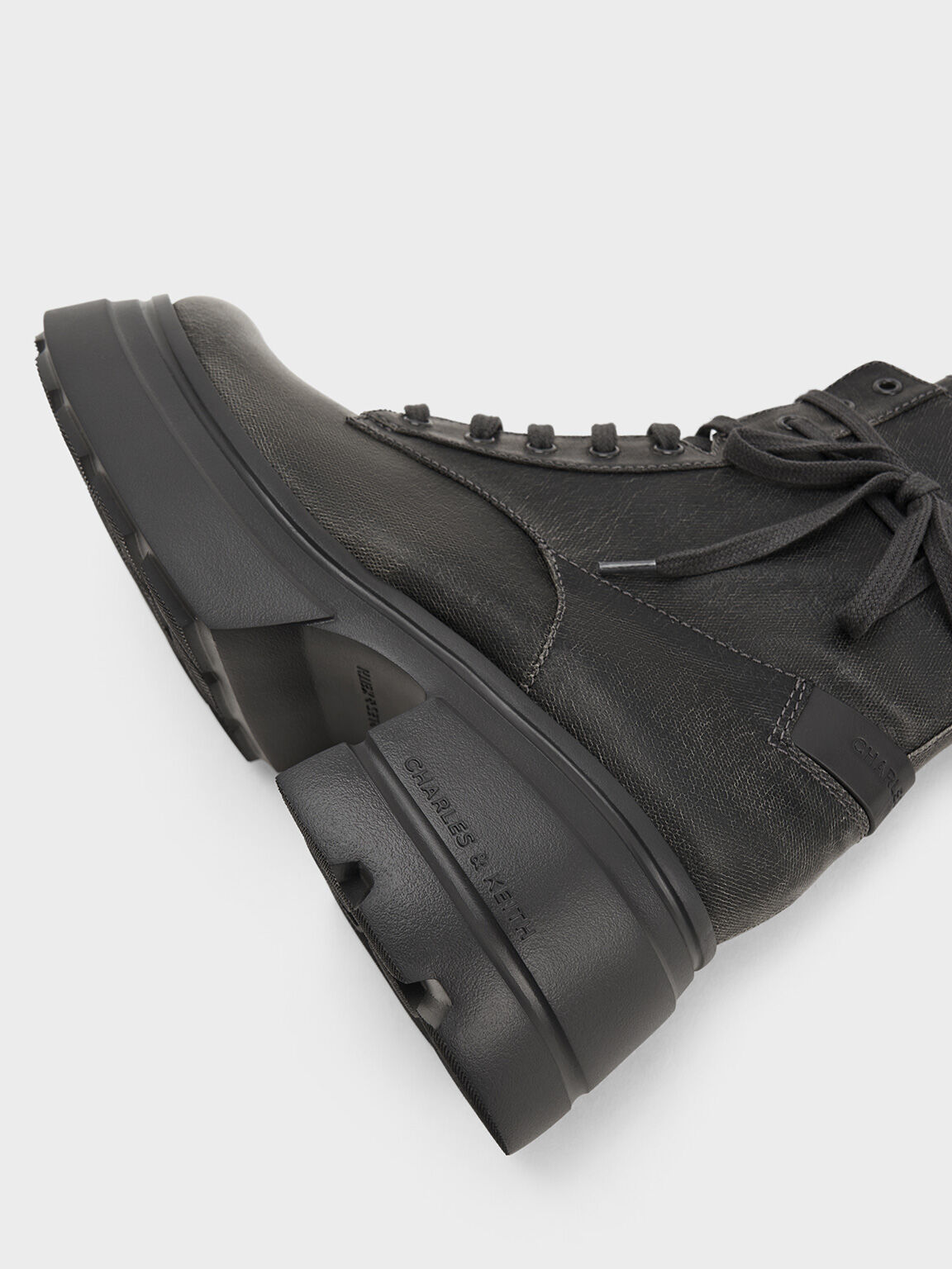 Chunky grey boots new arrivals