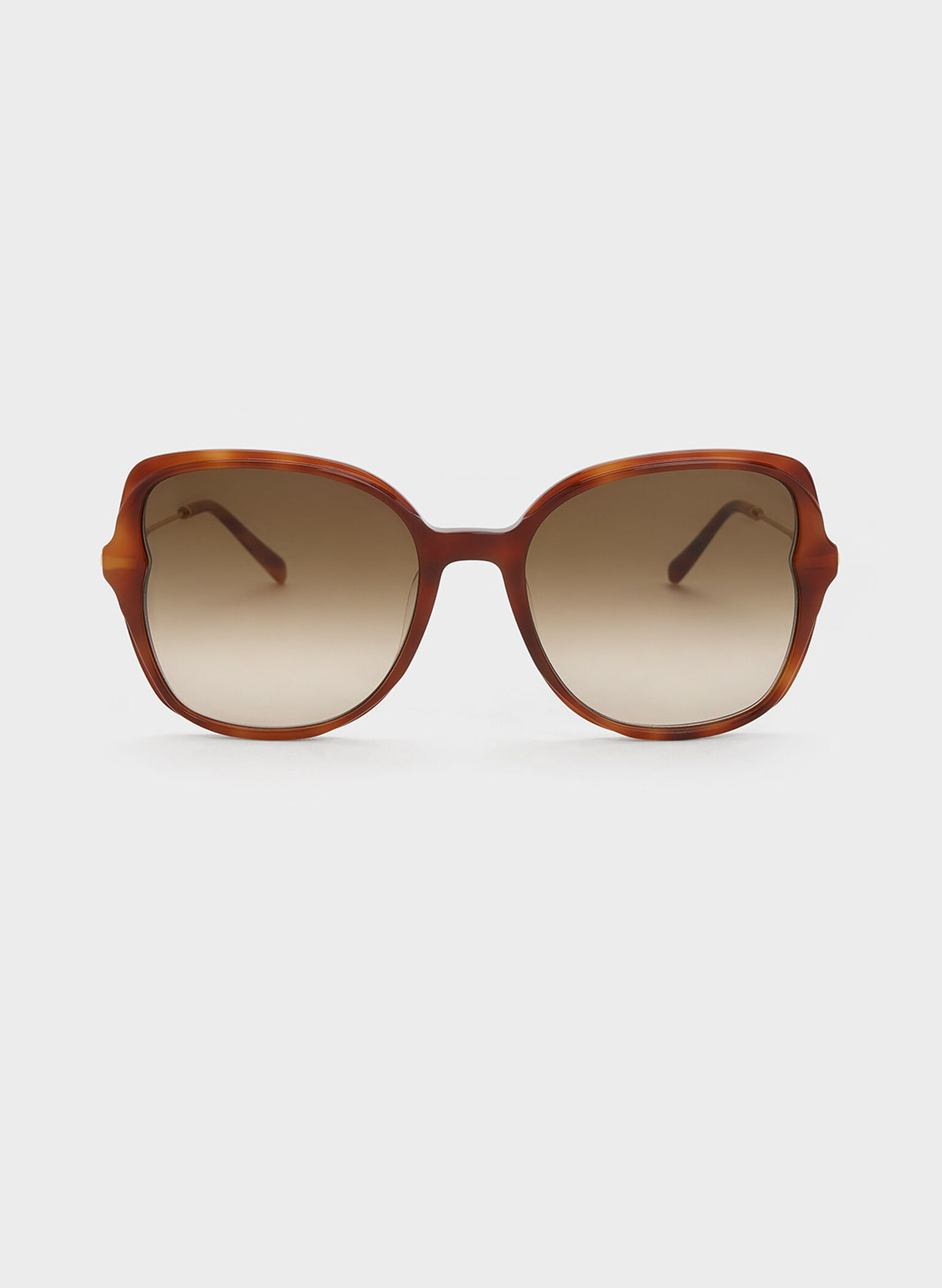 Oversized Tortoiseshell Recycled Acetate Butterfly Sunglasses, T. Shell, hi-res