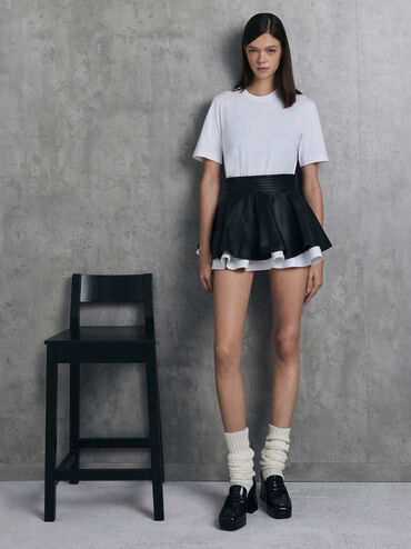 플랫폼 블록 힐 로퍼 펌프스, 블랙, hi-res