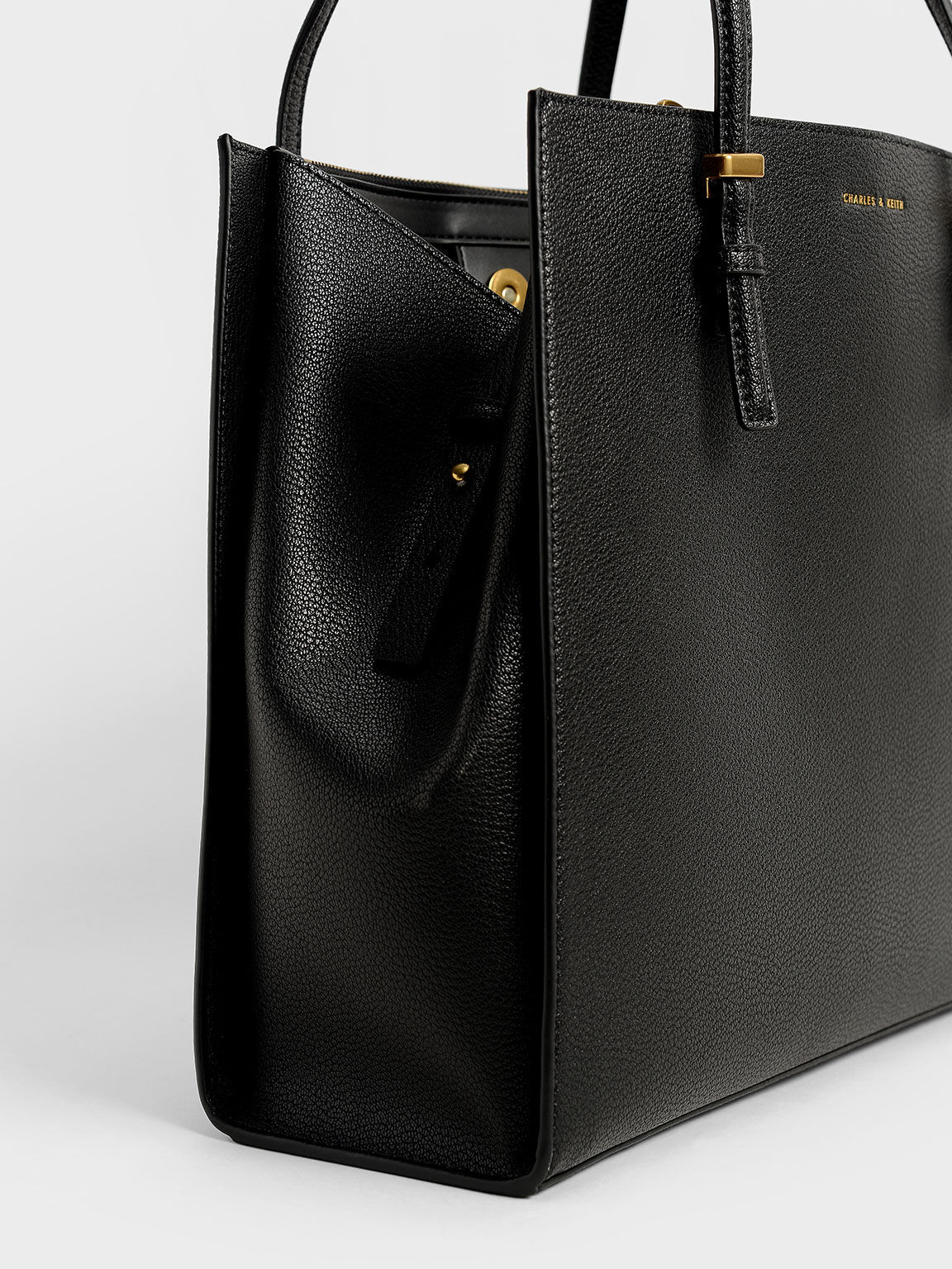 Sansa Tote Bag, Black, hi-res