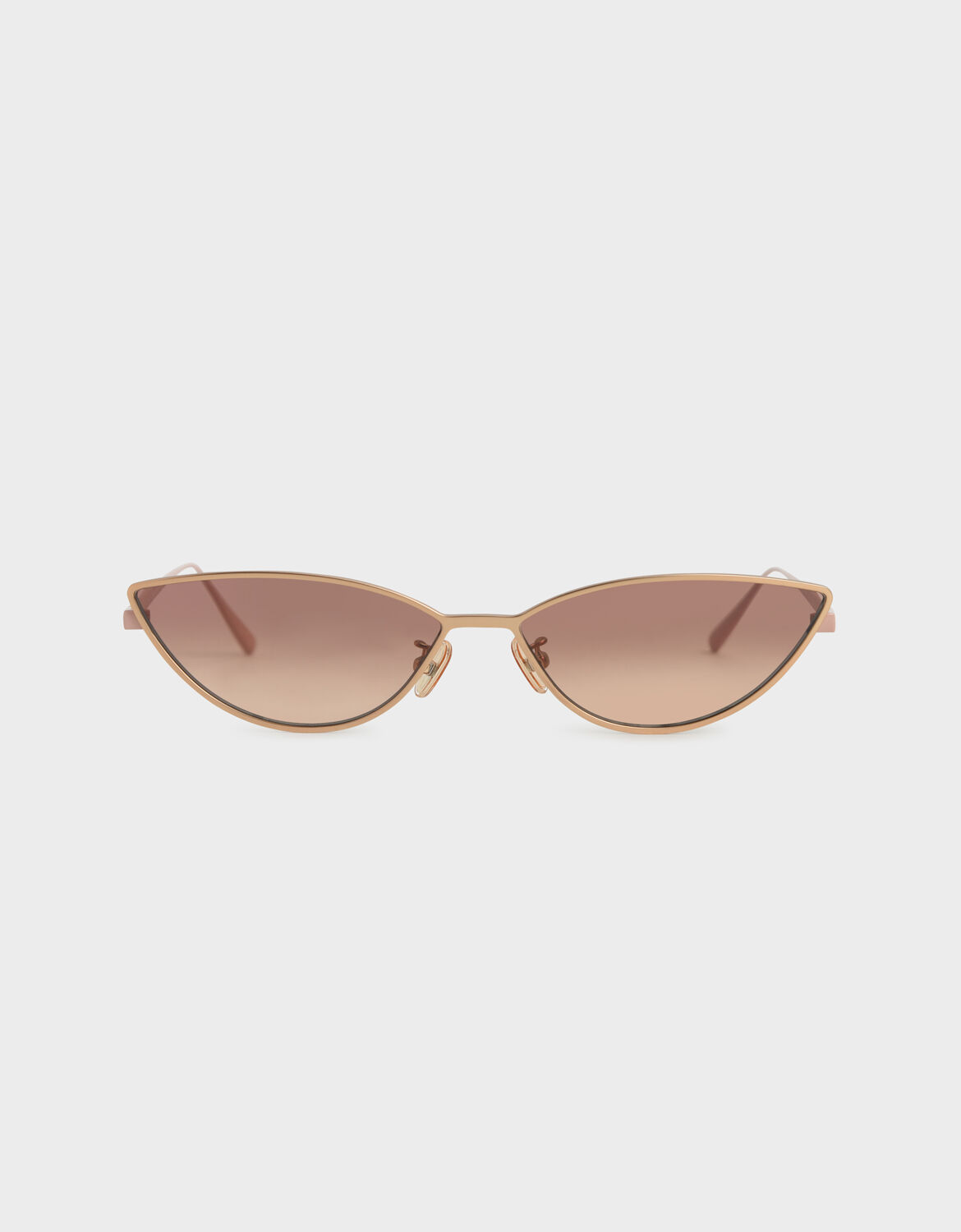 rose gold cat eye sunglasses