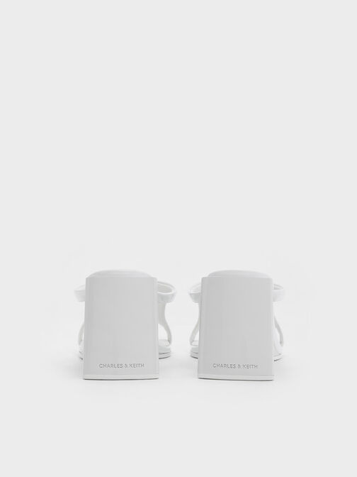 Xeli 鏤空楔型拖鞋, 白色, hi-res