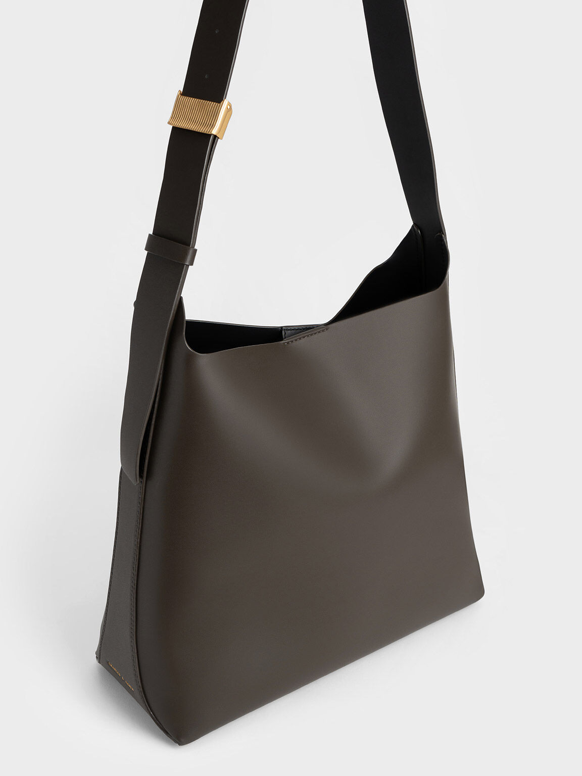 Edna Large Hobo Bag, Dark Moss, hi-res