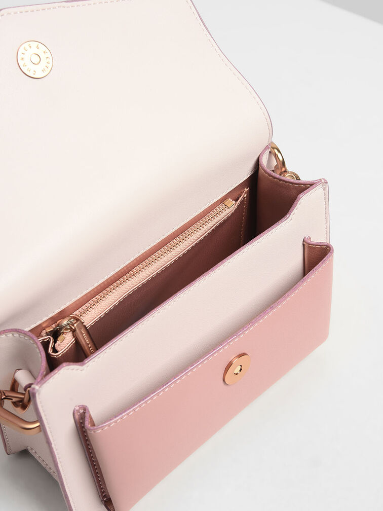 Zaina Envelope Crossbody Bag, Light Pink, hi-res