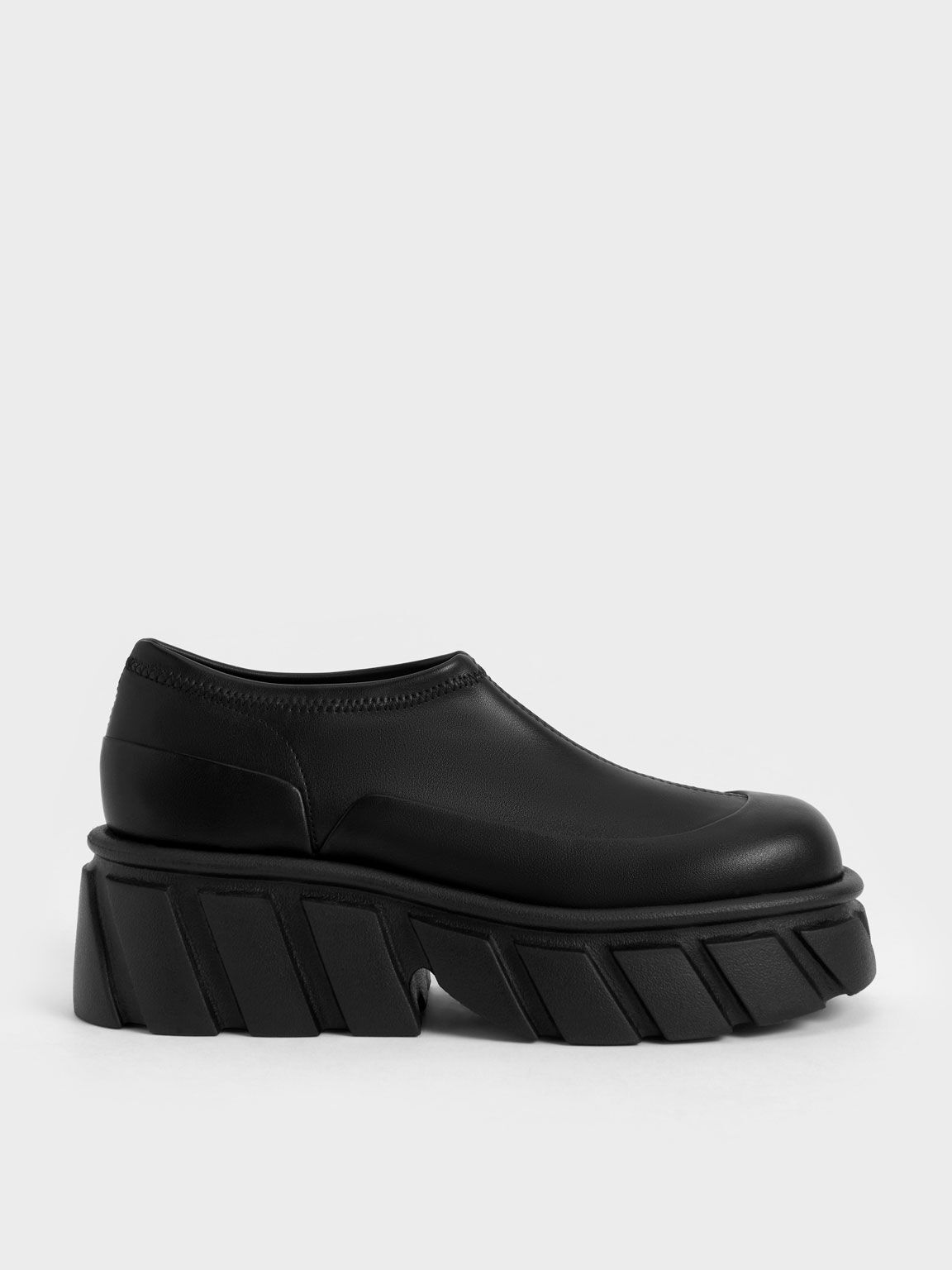 Aberdeen 厚底休閒鞋, 黑色, hi-res
