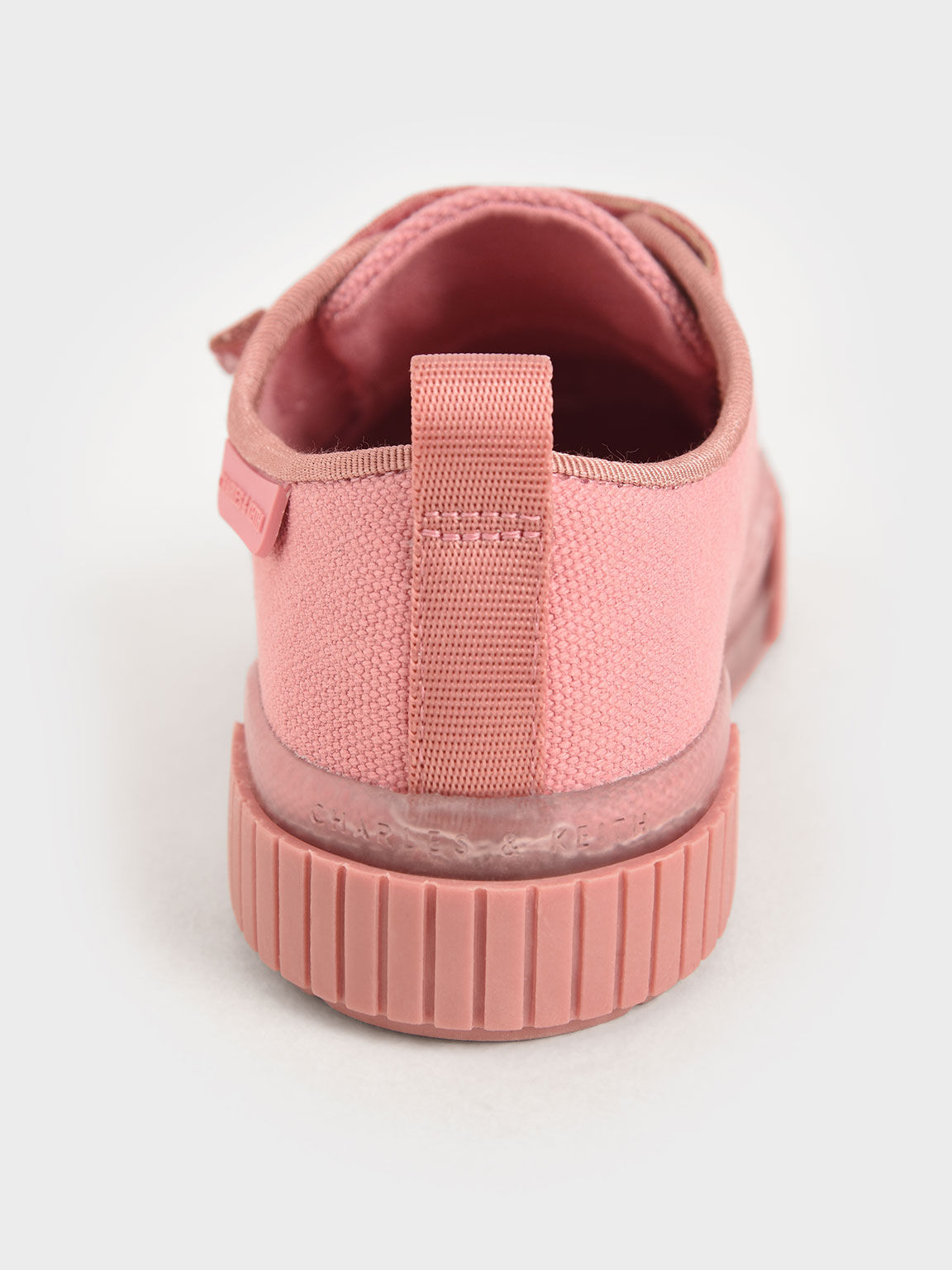 Girls' Organic Cotton Sneakers, Pink, hi-res