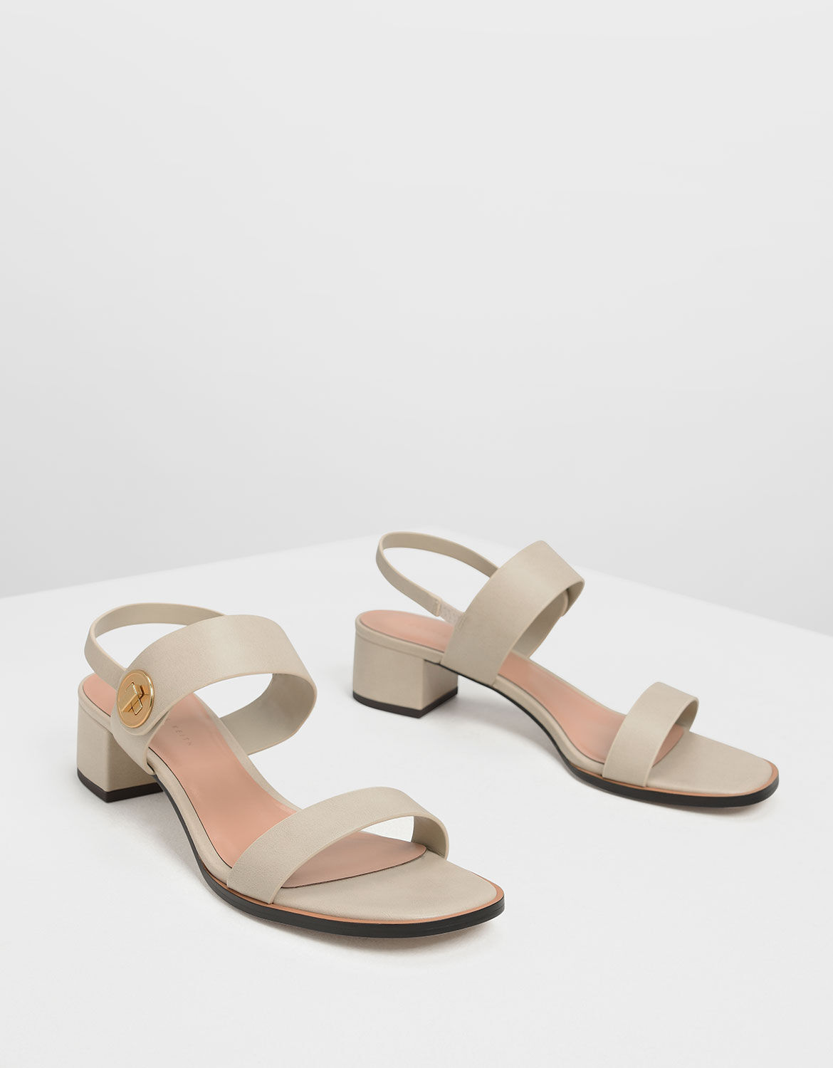 Midi store block heels
