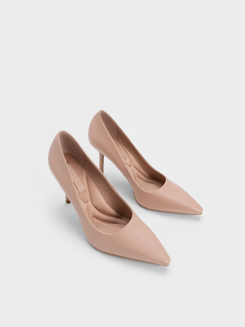 Emmy Stiletto Heel Pumps, Nude, hi-res