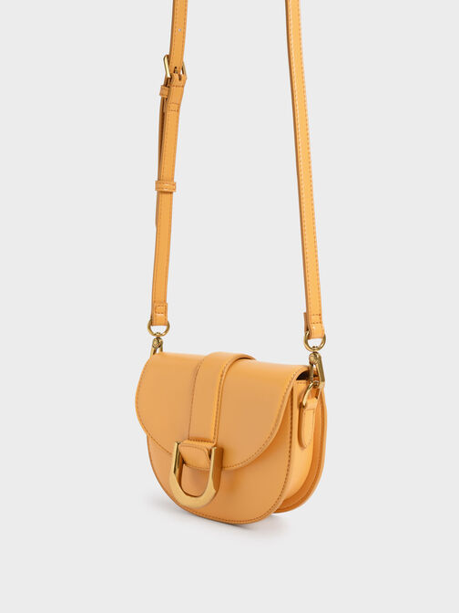 Mini Gabine Saddle Bag, Mustard, hi-res