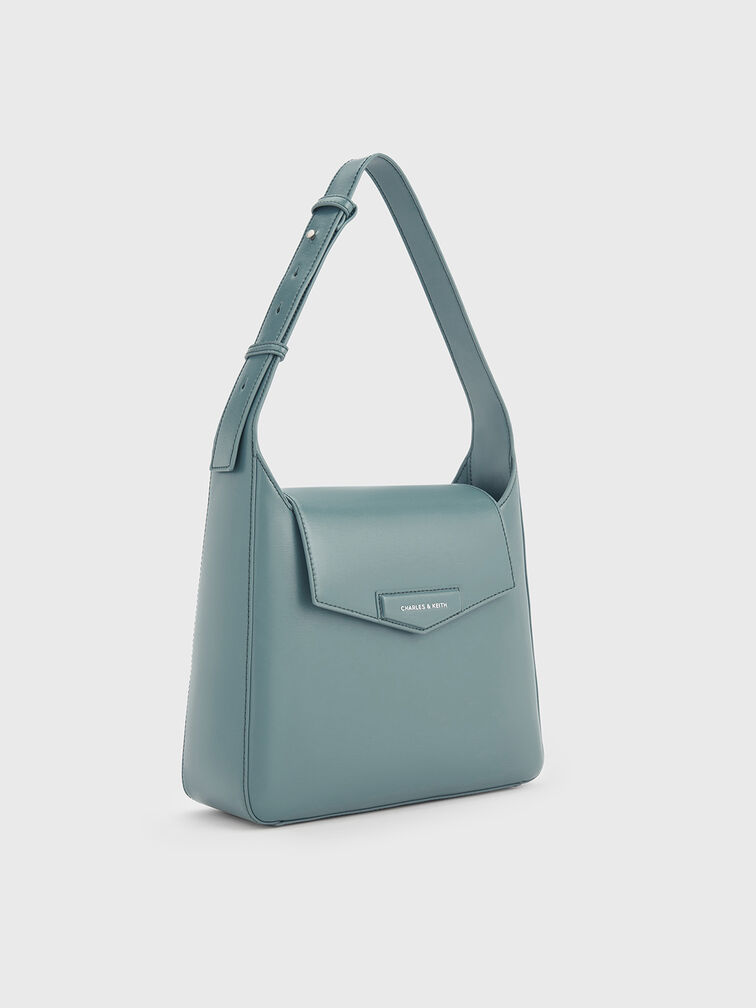 Adelie Envelope Shoulder Bag, Slate Blue, hi-res