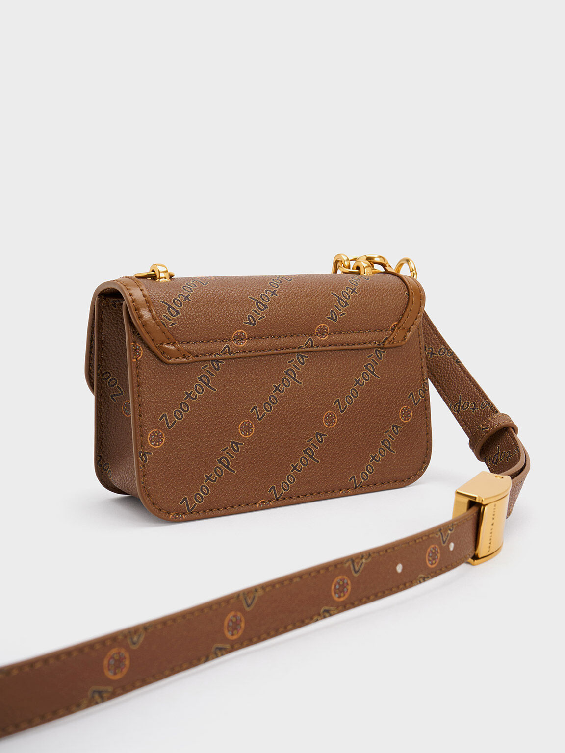 Judy Hopps Metallic Accent Bag, Brown, hi-res