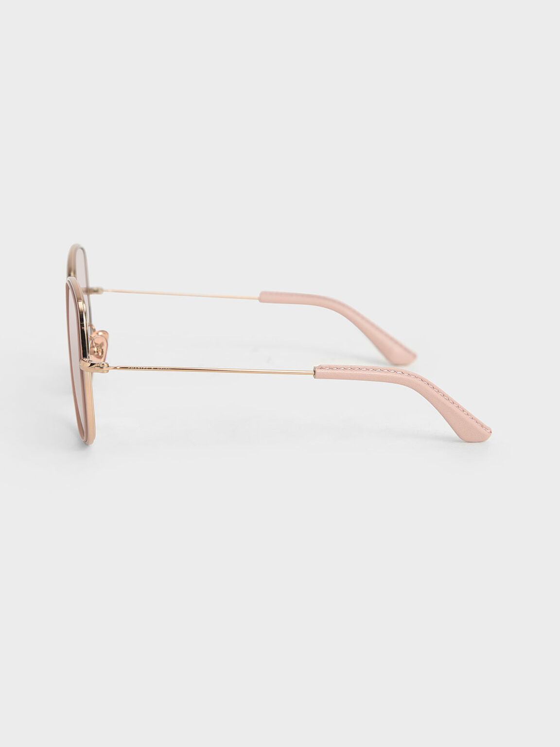 Rose Gold Gradient Tint Butterfly Sunglasses - CHARLES & KEITH TW
