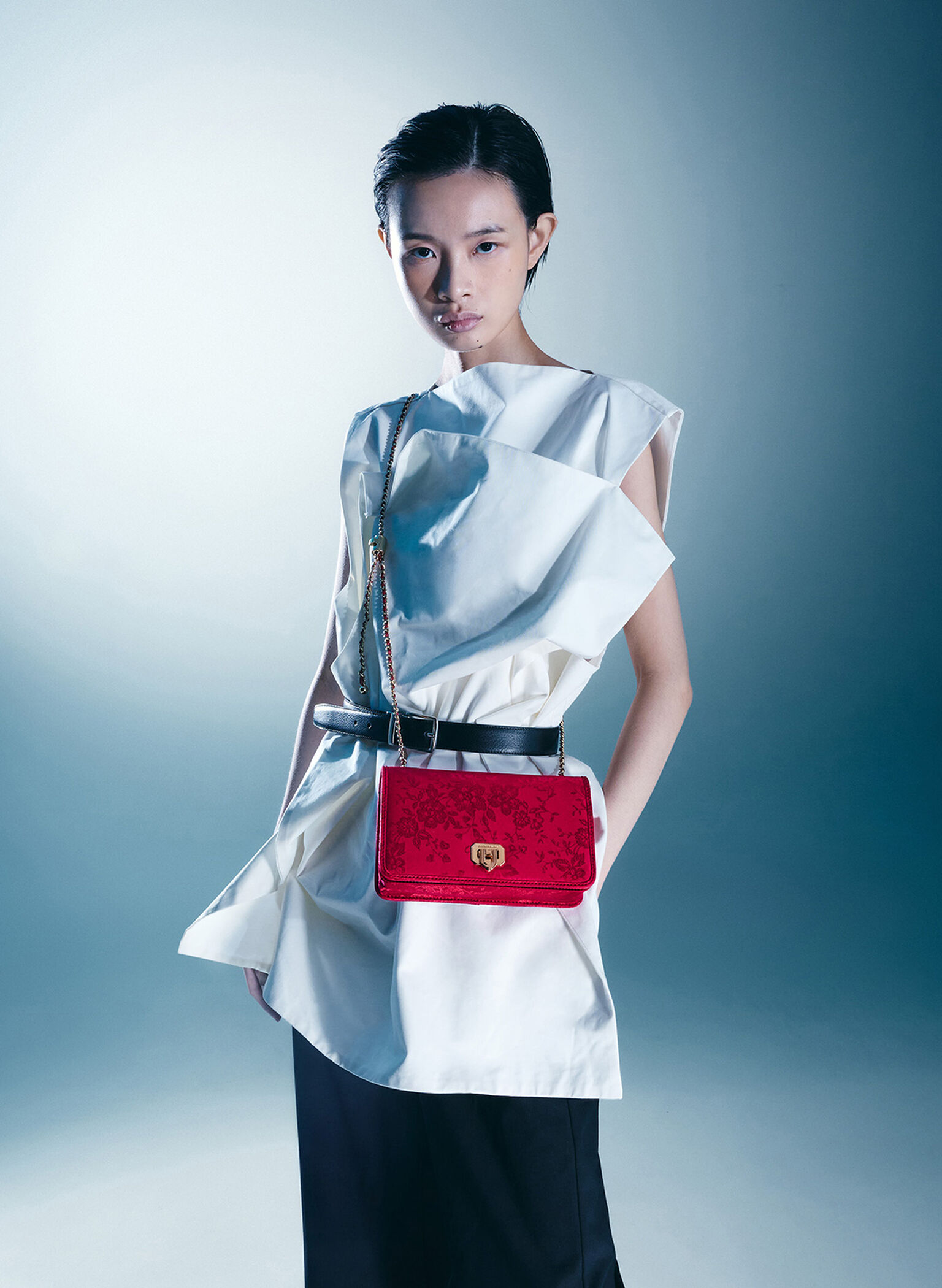 Jacquard Mini Bag, Crimson Red, hi-res
