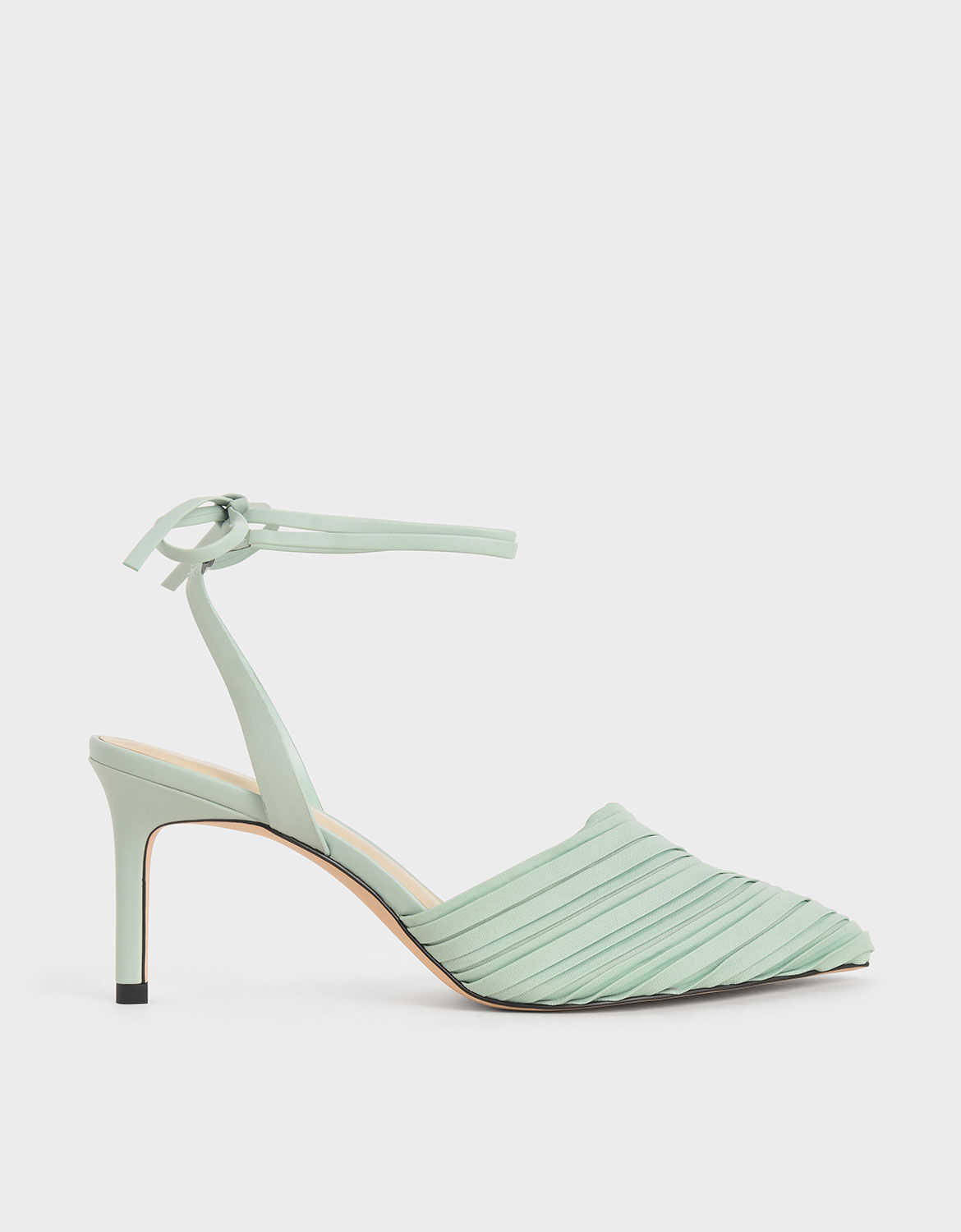 mint green stilettos